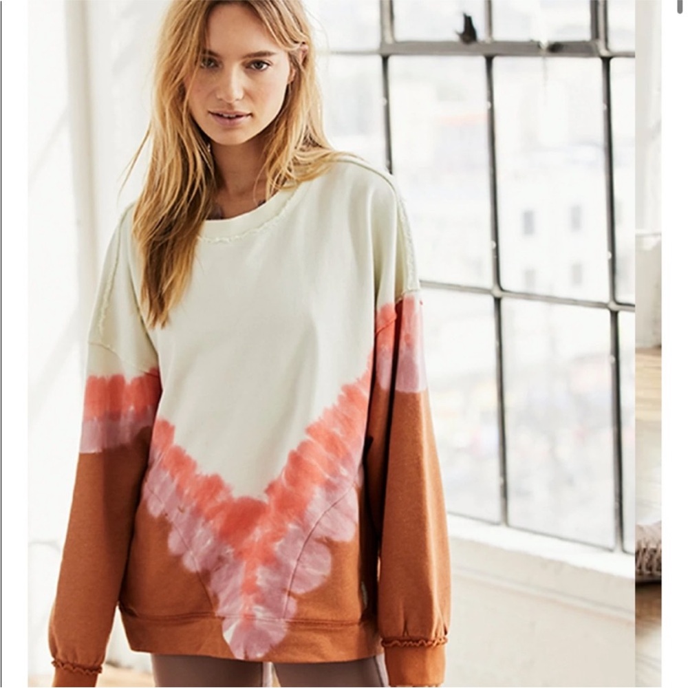 Free People Movement Òmbre Metti Crewneck Sweatshirt Size XS